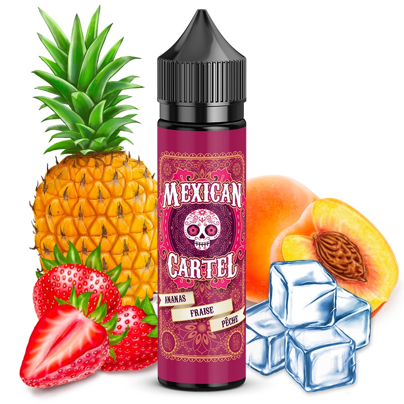 Ananas Fraise Pêche – MEXICAN CARTEL 10ml/50ml/100ml